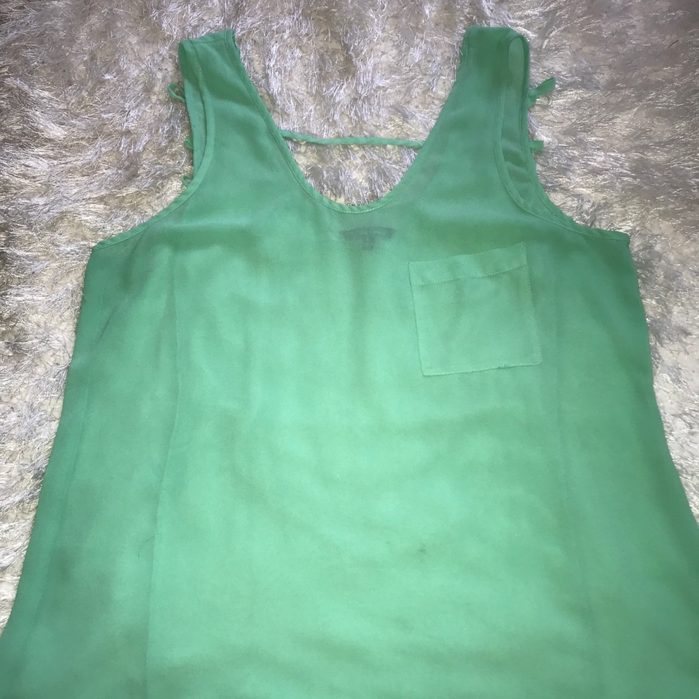 Sheer Blouse Tank Top